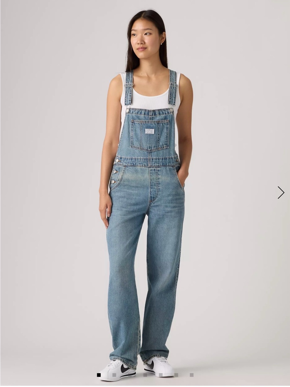 Levi's Light Blue Women's Denim Overalls